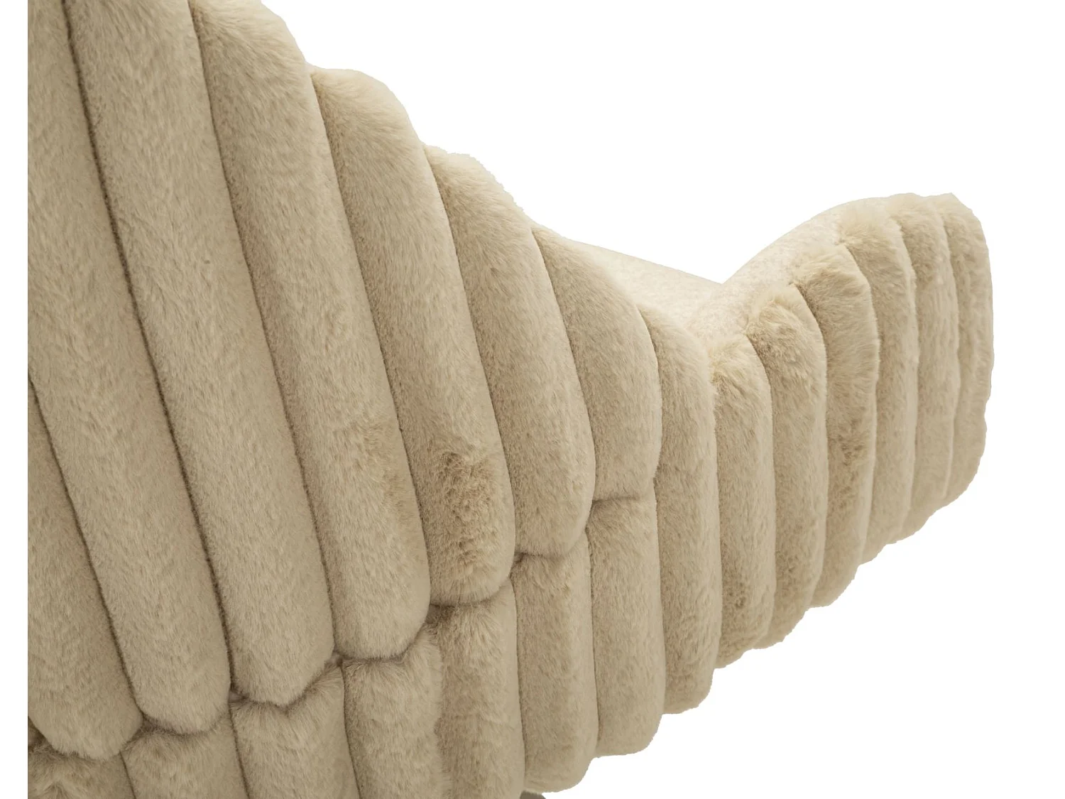 Fauteuil en tissu côtelé Sedia (Lot de 2)