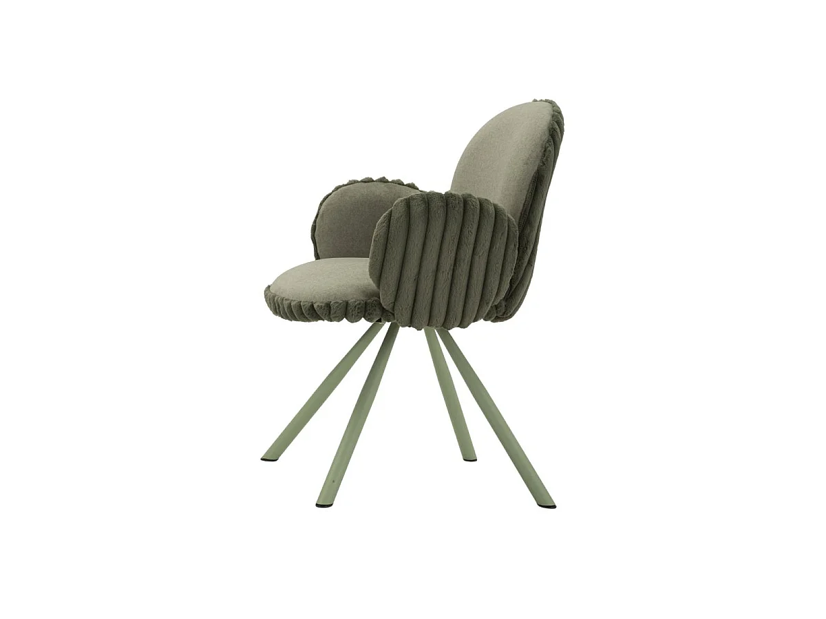 Lot de 2 Chaises Design "Stoccolma" 83cm Vert