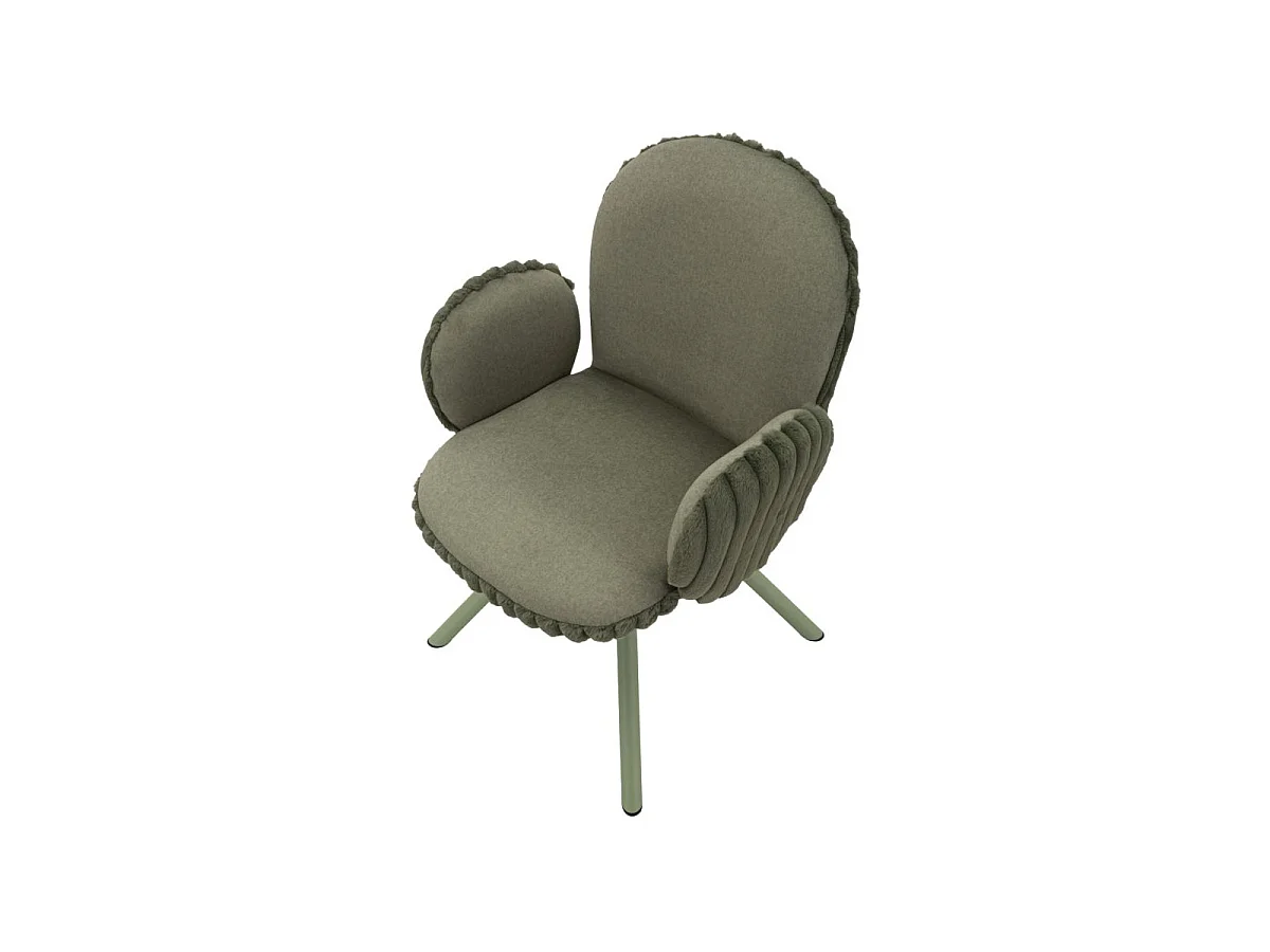 Lot de 2 Chaises Design "Stoccolma" 83cm Vert