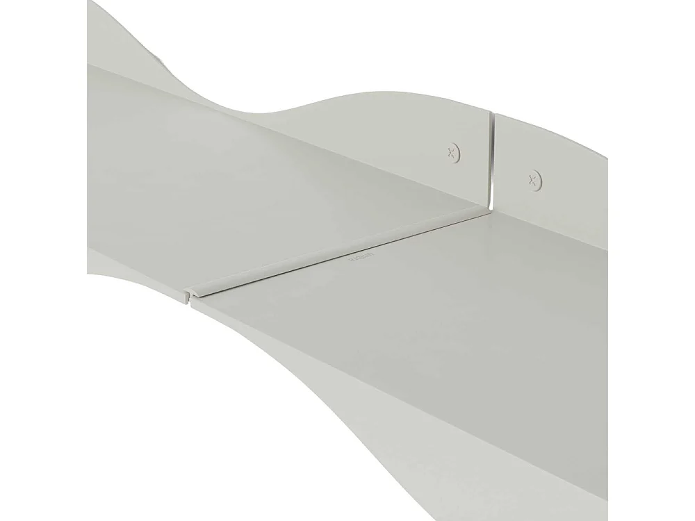 Etagères murales en acier Surf (Lot de 2)