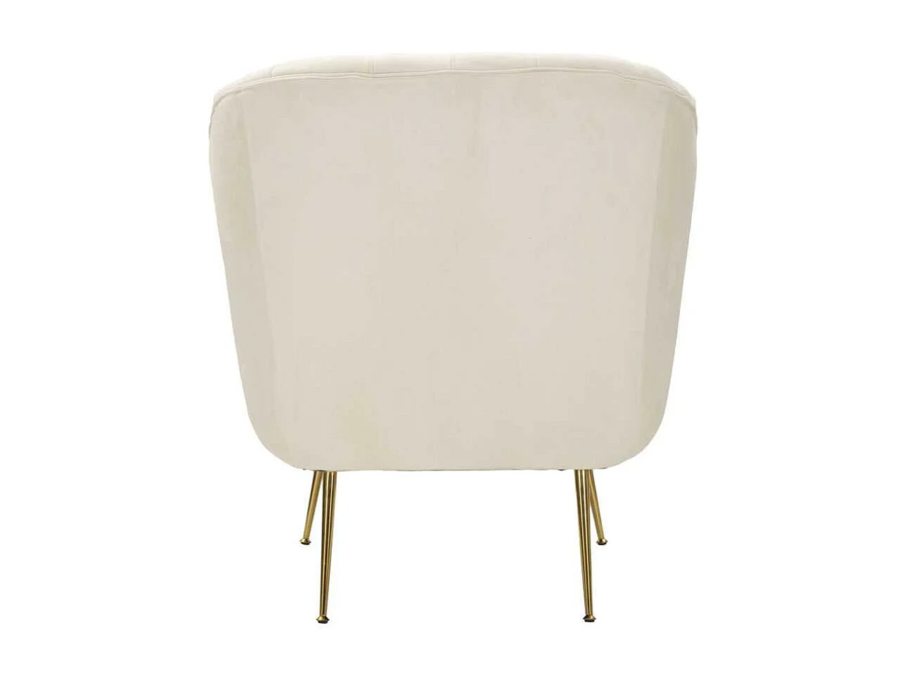 Fauteuil en tissu capitonné Budapest 88 x 83 x 91 cm