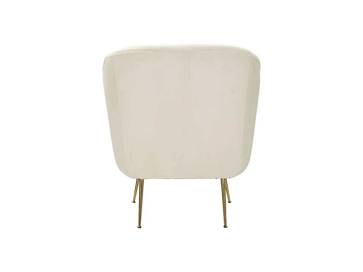 Fauteuil Design "Budapest" 88cm Crème