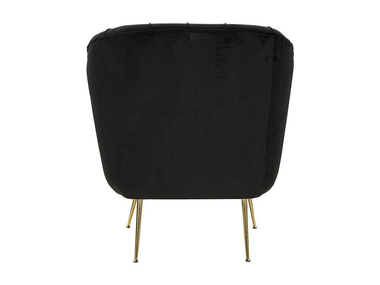 Fauteuil en tissu capitonné Budapest 88 x 83 x 91 cm