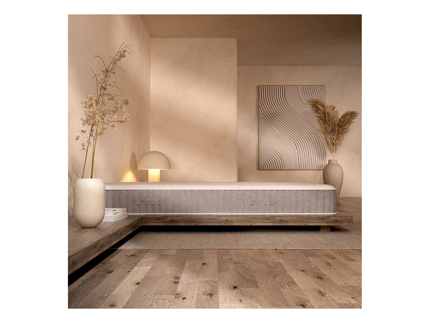 Matelas ressorts hybride mémoire de forme 180x200 épais 24cm