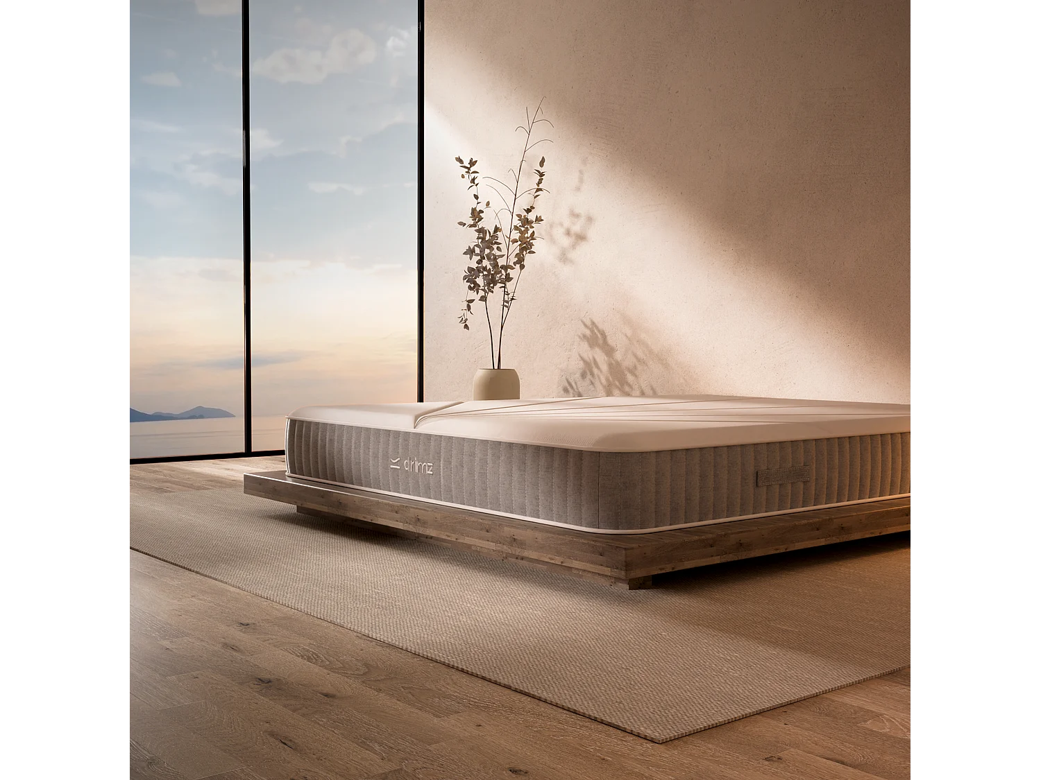 Matelas ressorts hybride mémoire de forme 180x200 épais 24cm