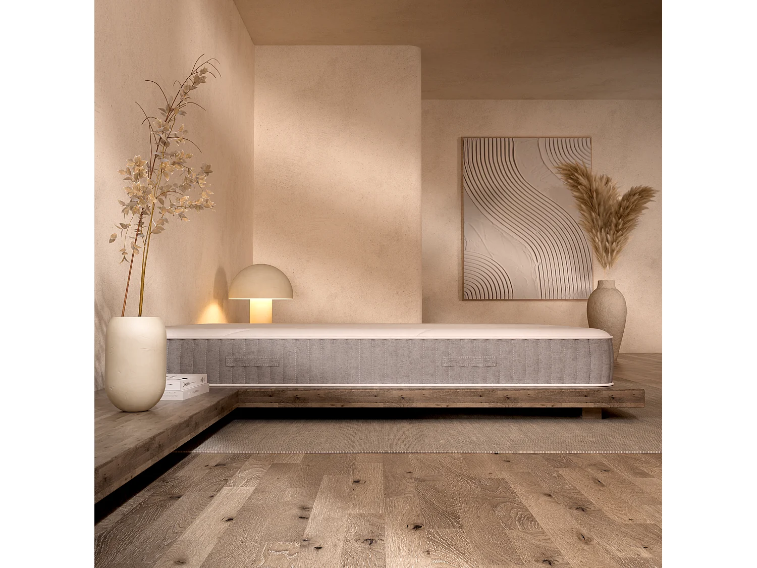 Matelas ressorts hybride mémoire de forme 120x190 épais 24cm