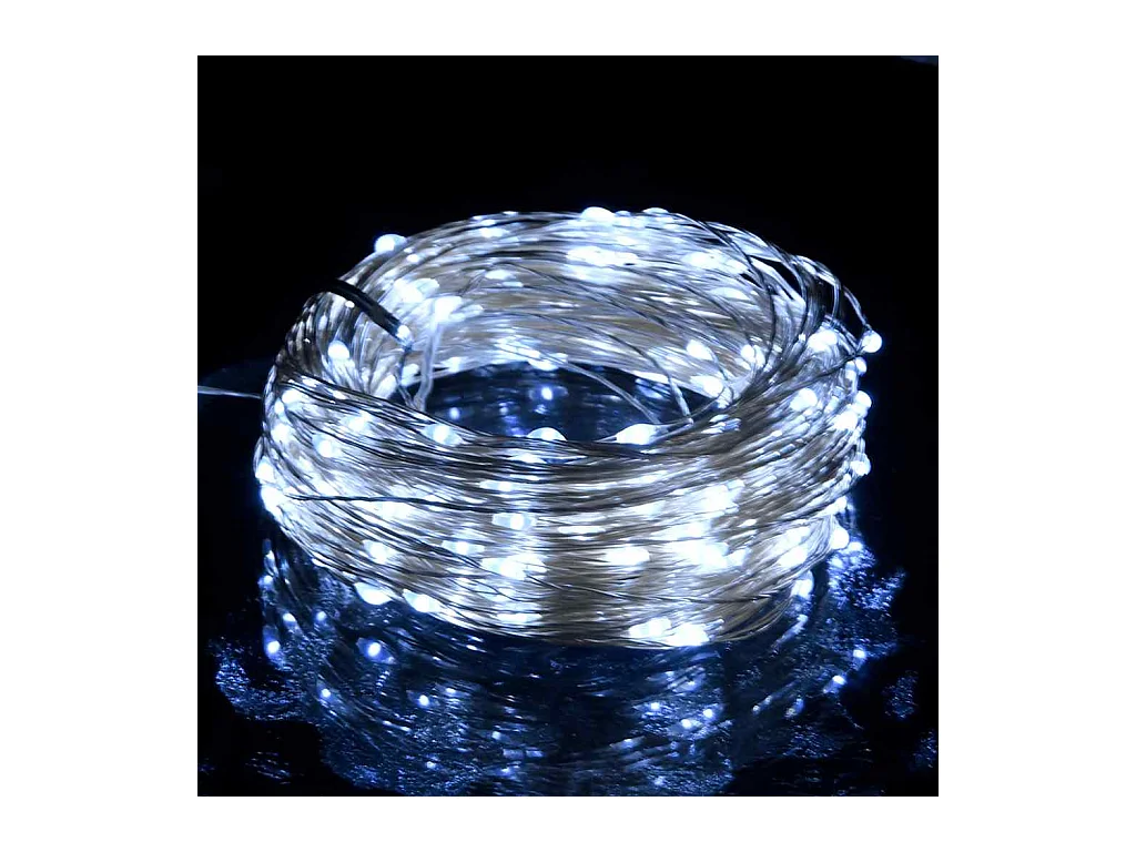 Guirlande LED avec 150 LED Blanc froid 15 m