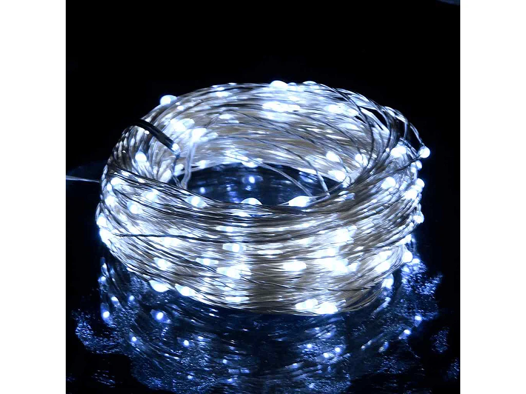 Guirlande LED avec 150 LED Blanc froid 15 m