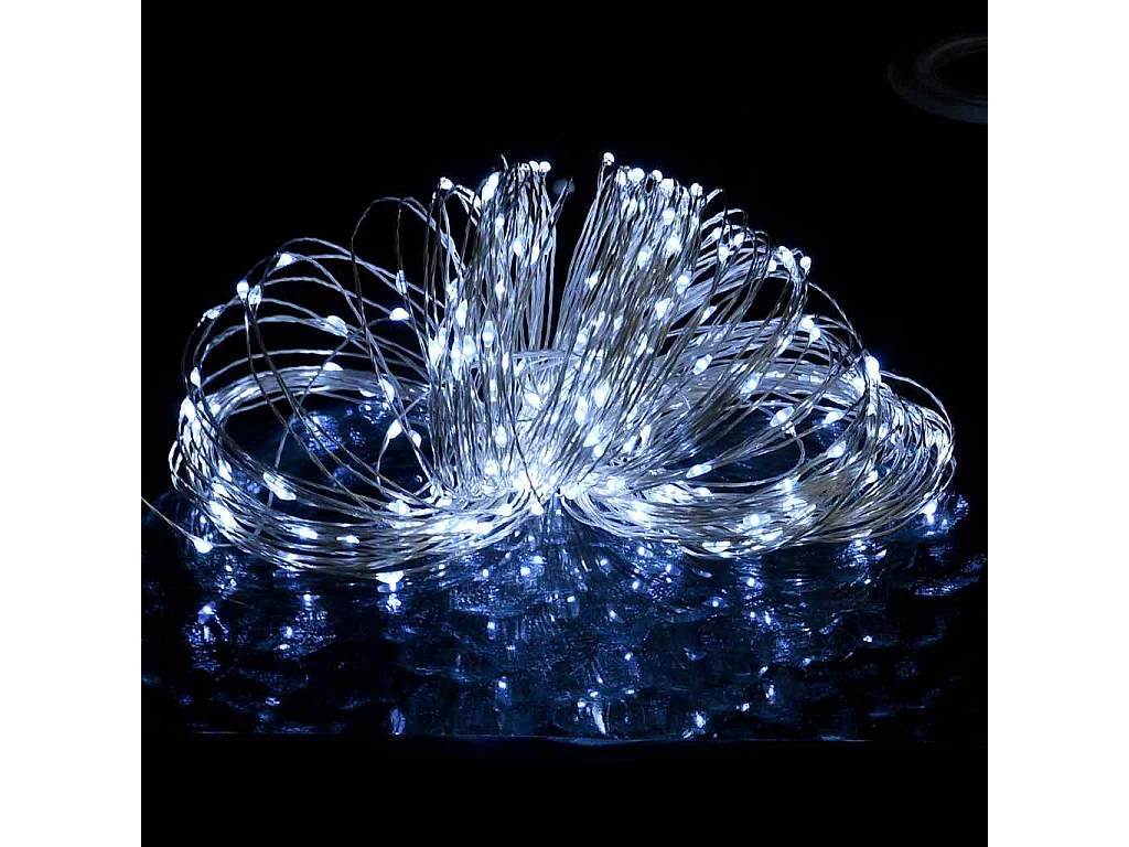 Guirlande LED avec 150 LED Blanc froid 15 m