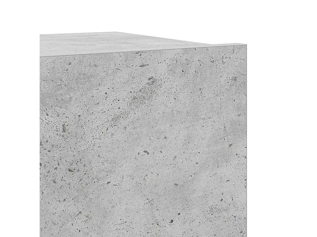 Ensemble de meubles TV 7 pcs Gris béton Bois d'ingénierie