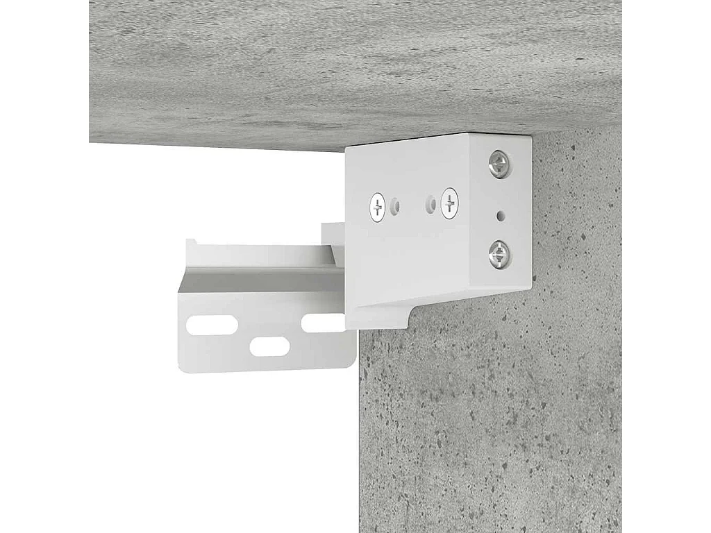 7-tlg. TV-Schrank-Set Betongrau Holzwerkstoff