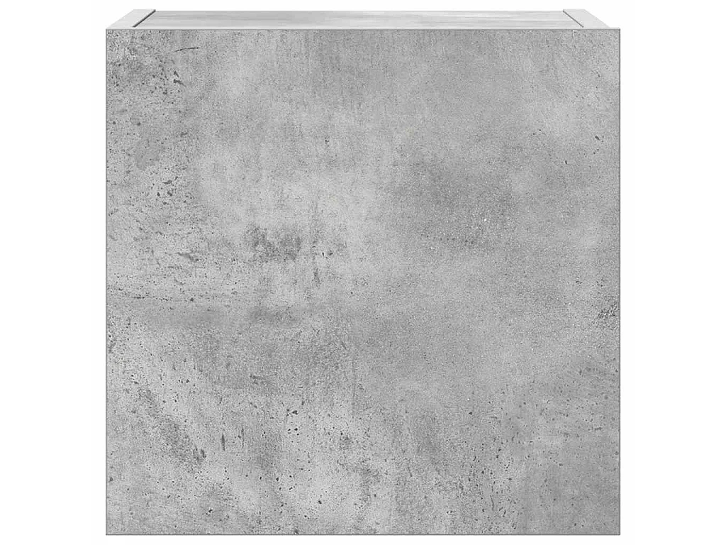 Ensemble de meubles TV 7 pcs Gris béton Bois d'ingénierie