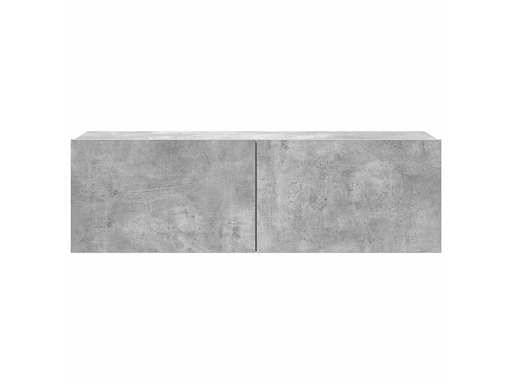 Set di Mobili Porta TV 7 pz Grigio Cemento in Legno Multistrato