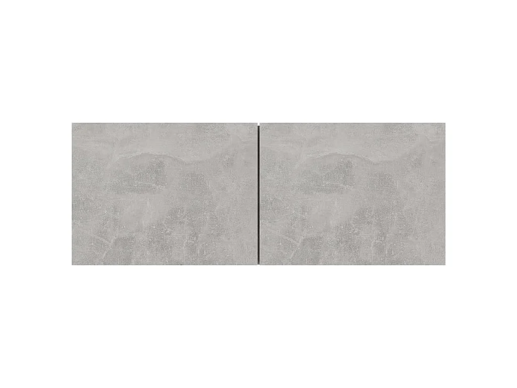 8 pcs conjunto de móveis de TV contraplacado cinzento cimento