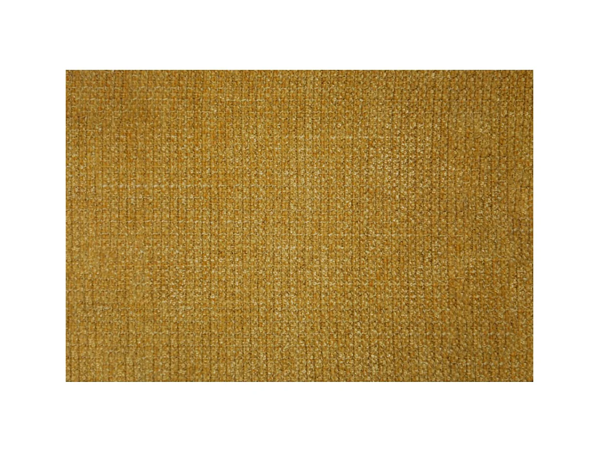 Lit 90x190cm avec tête de lit tapissier tissu et sommier kit jaune - Hauteur totale : 29cm