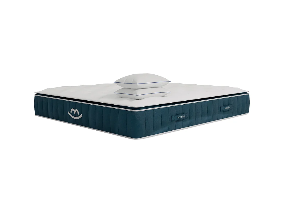 Matelas mémoire de forme et oreillers moelleux 140x200 épais 30cm