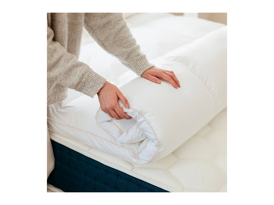 Surmatelas plume de canard 180x200cm