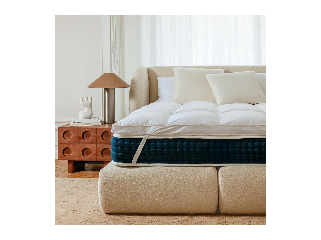 Surmatelas plume de canard 140x190cm