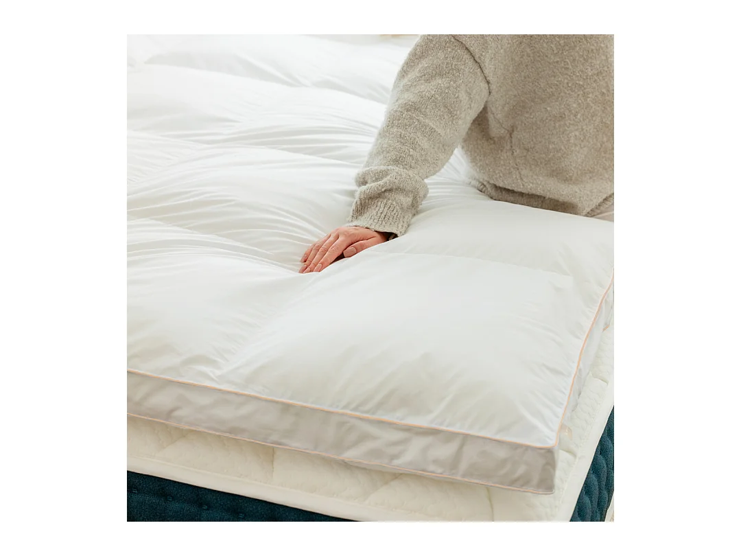 Surmatelas plume de canard 160x200cm