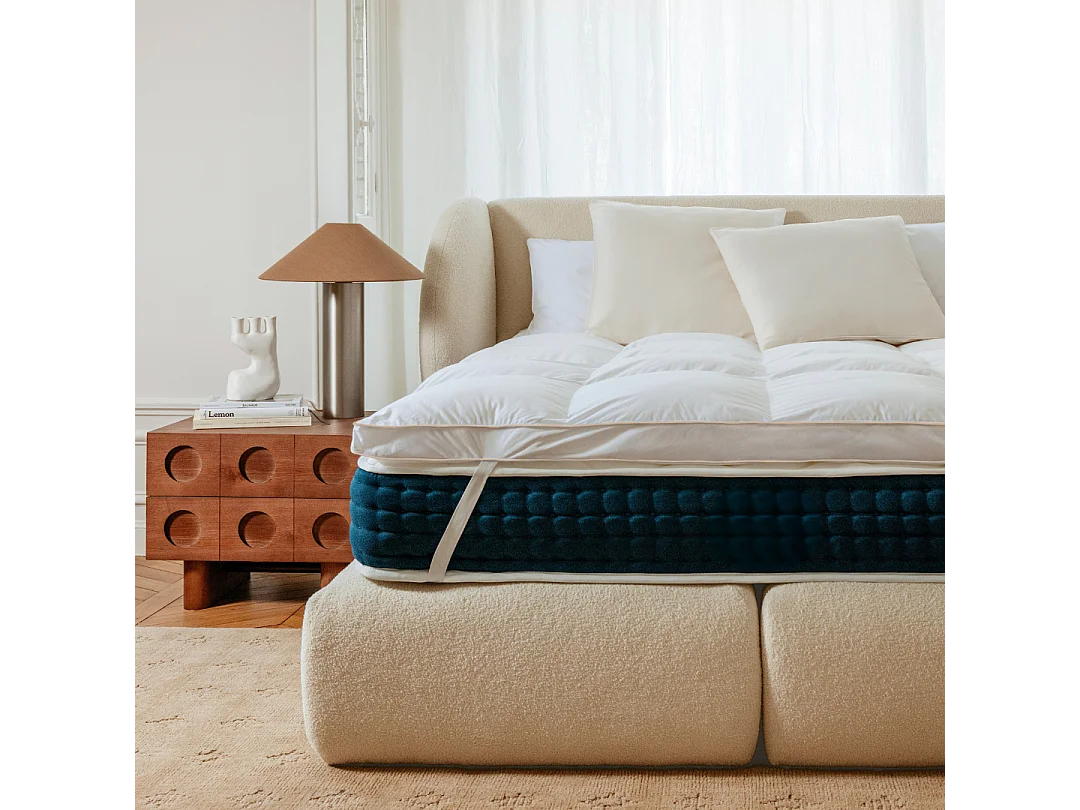 Surmatelas plume de canard 160x200cm