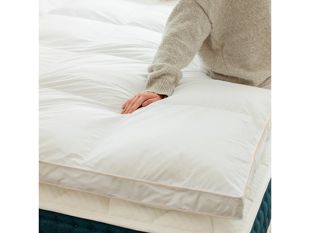 Surmatelas plume de canard 160x200cm