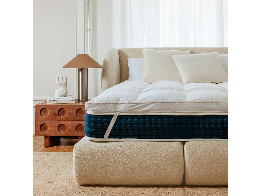 Surmatelas plume de canard 160x200cm