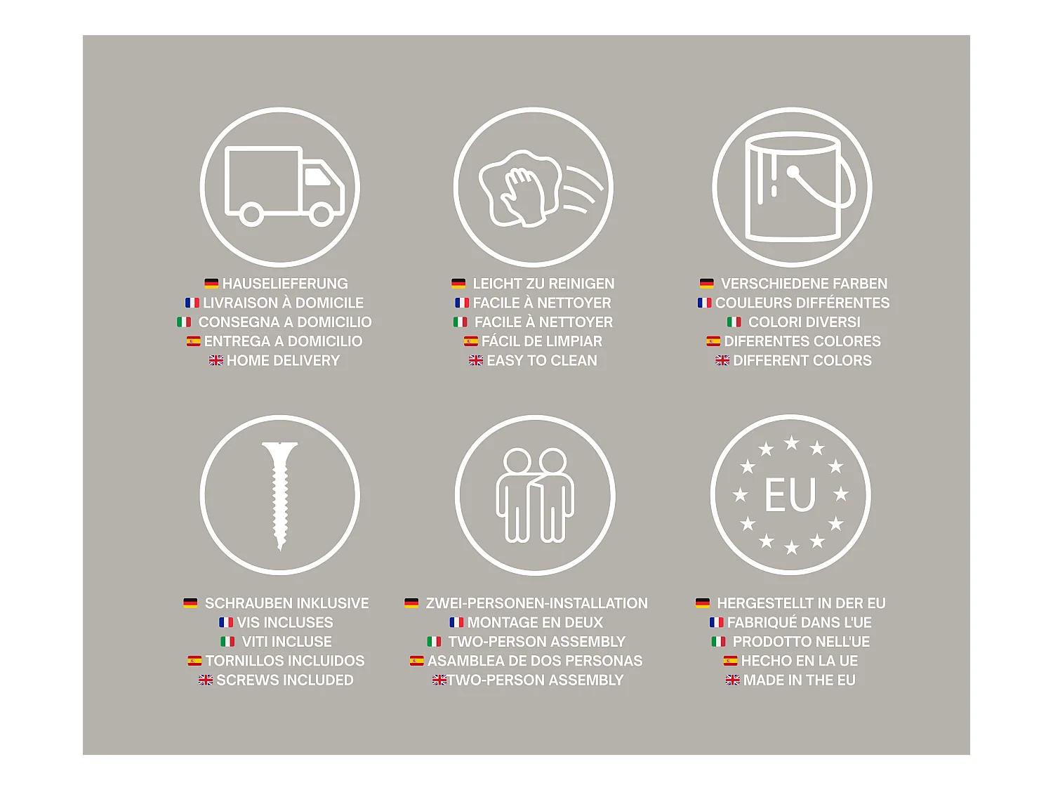 Table de chevet avec tiroir et cadre, poignée dorée, Noyer foncé Rockford, 50 x 40 x 58 cm