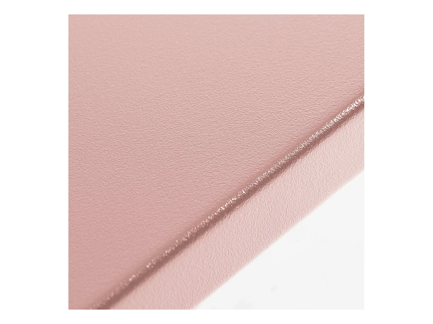 Ensemble table de jardin carrée et 2 fauteuils acier Rose poudré - Palavas