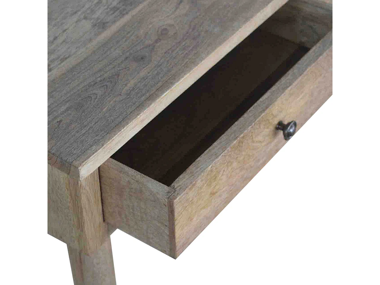 Artisan Furniture Solid Wood Hallway 2 Drawer Console Table, Brown