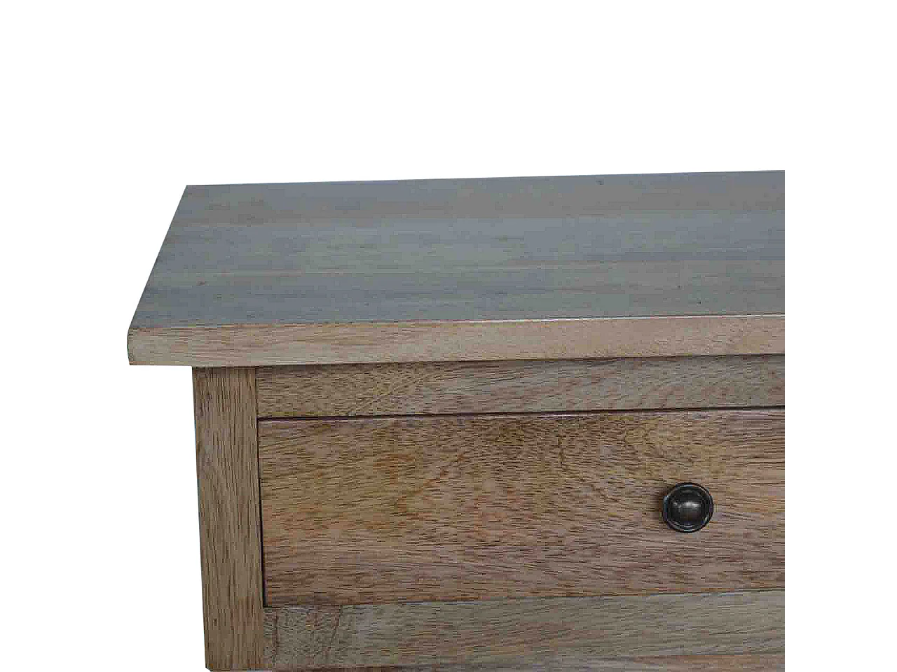 Artisan Furniture Solid Wood Hallway 2 Drawer Console Table, Brown