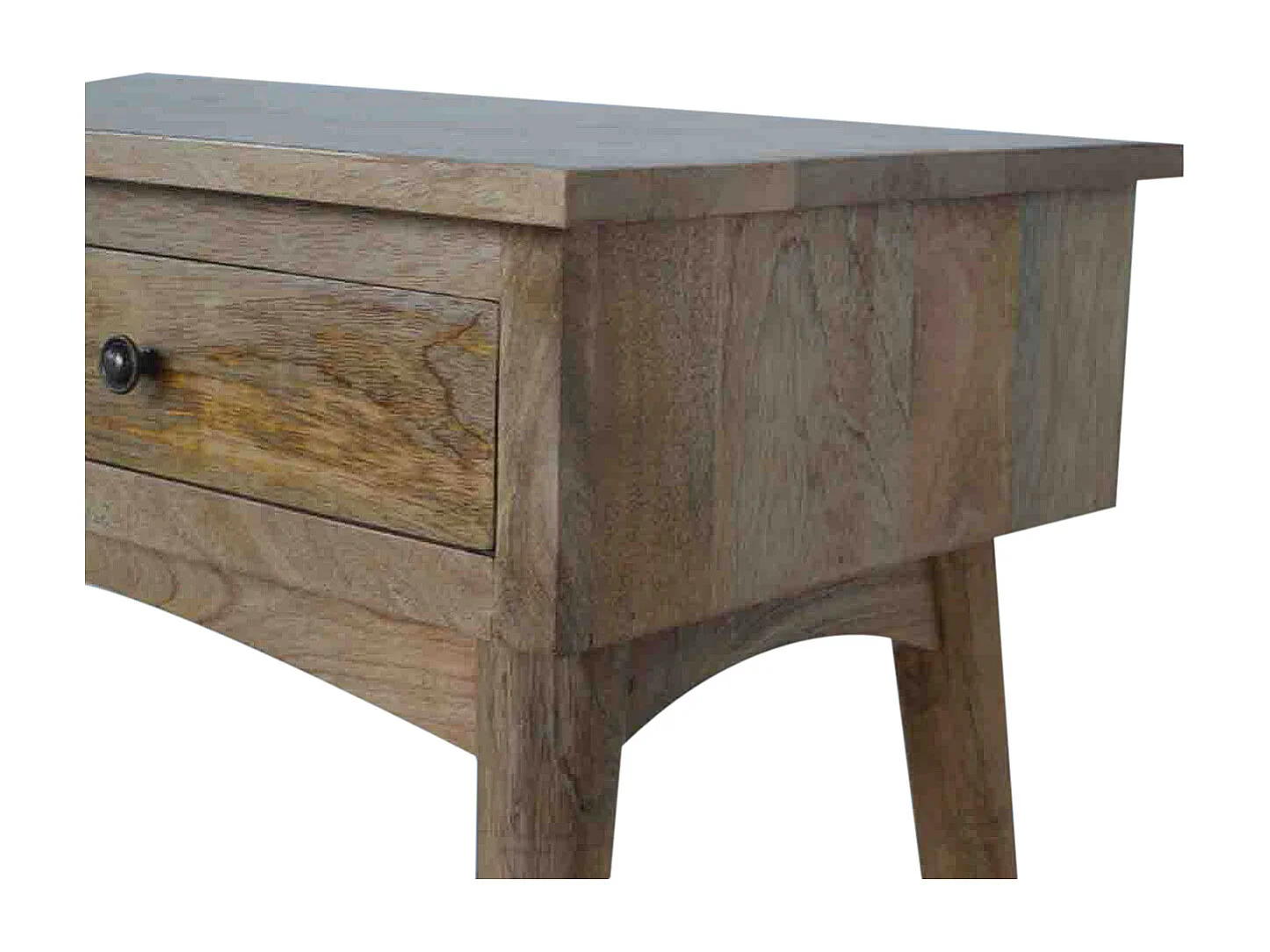 Artisan Furniture Solid Wood Hallway 2 Drawer Console Table, Brown