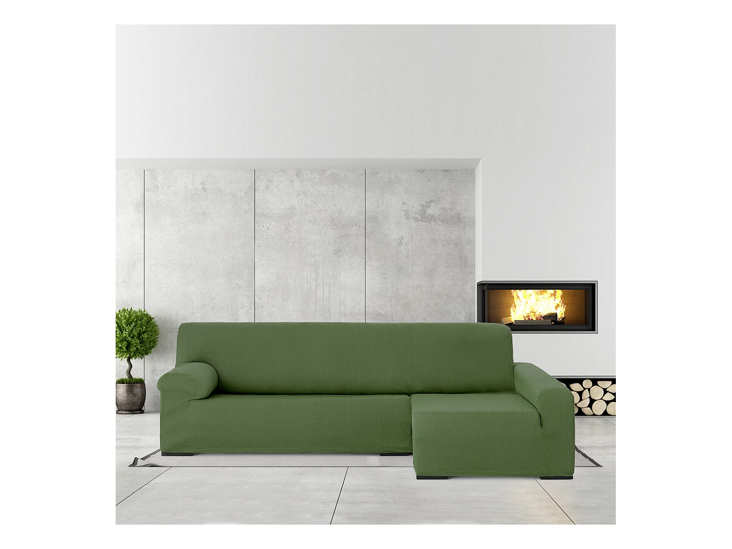 Bankhoezen m/0 chaise longue ulises rechts (Van voren gezien) c/4