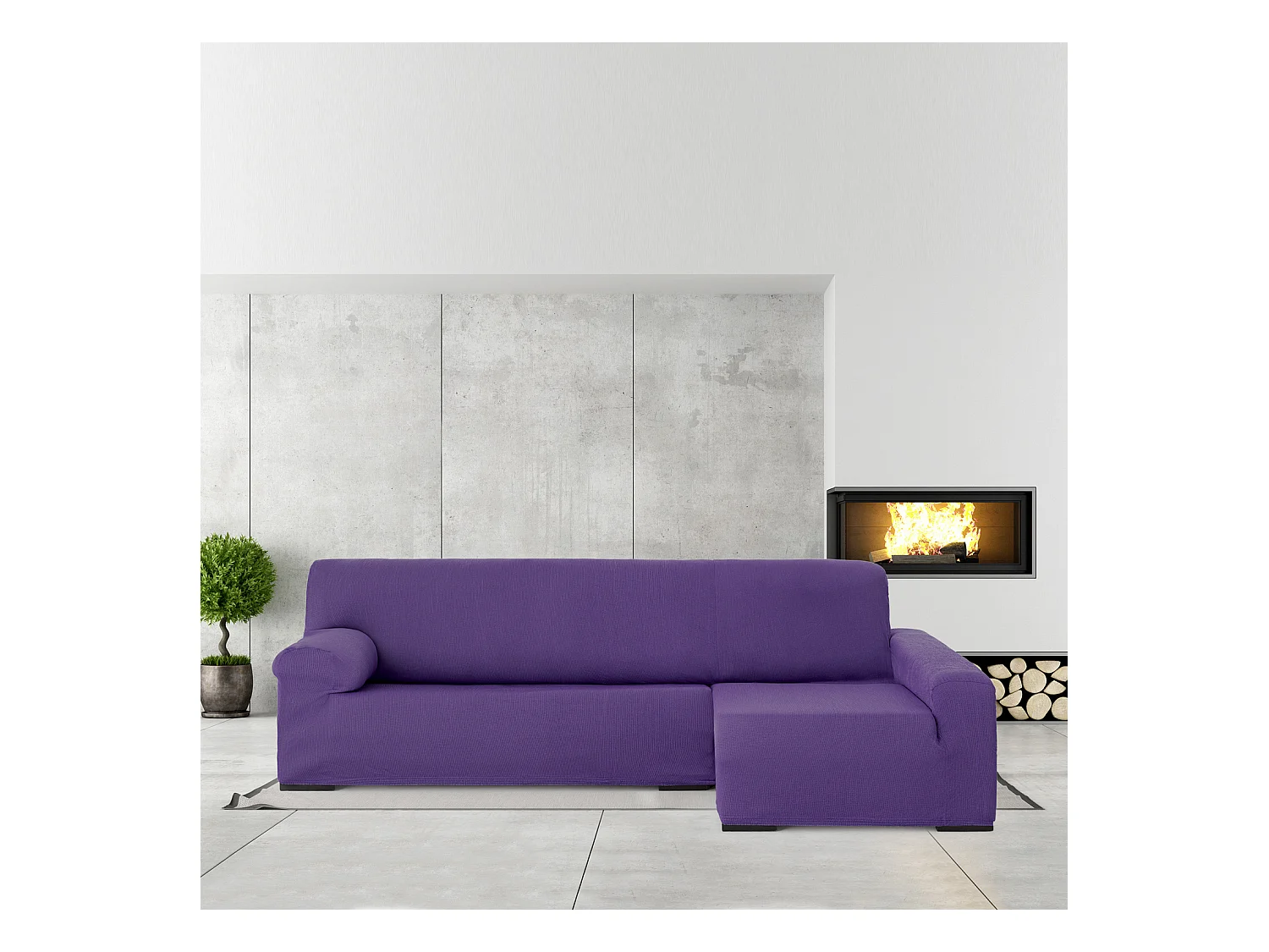 Bankhoezen m/0 chaise longue ulises rechts (Van voren gezien) c/2