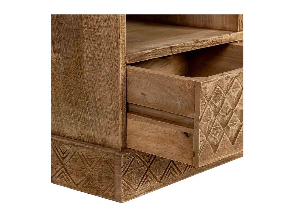 Banco de madera natural 104x33x48