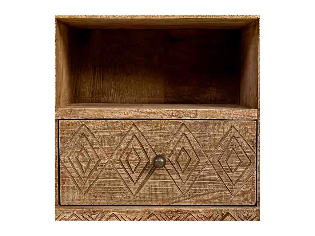 Banco de madera natural 104x33x48