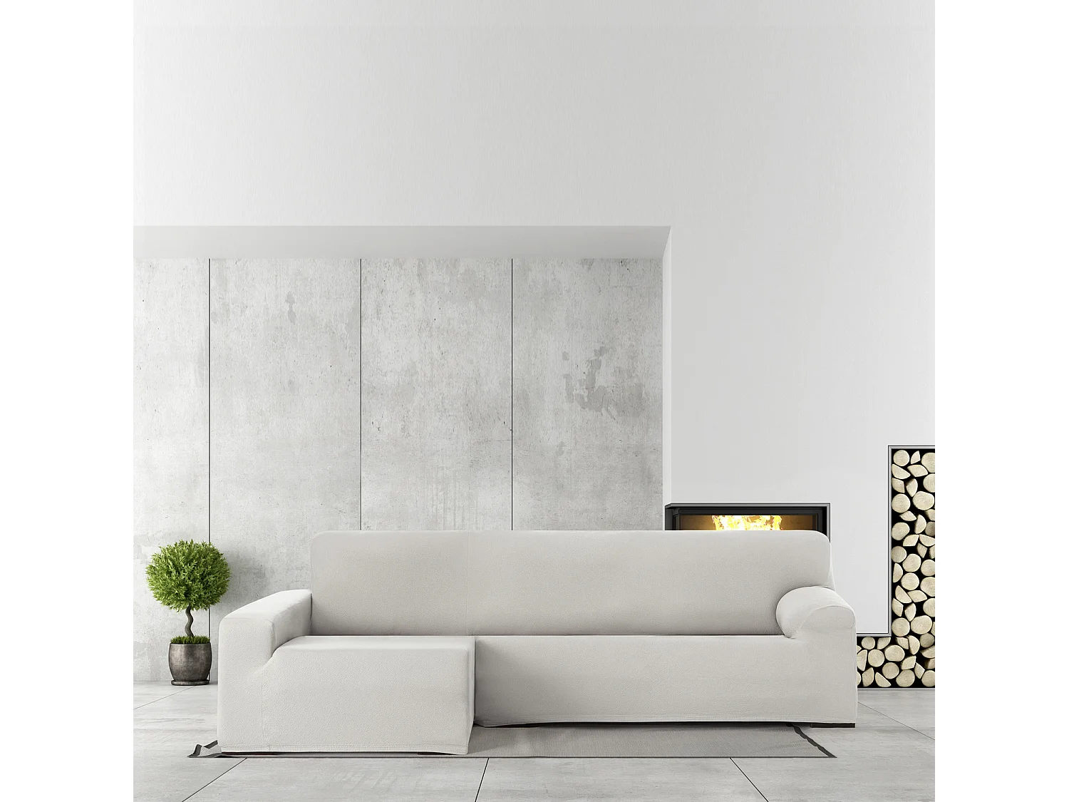 Fundas de sofa m/0 chaise longue bronx izquierda (Mirando de frente) c/0