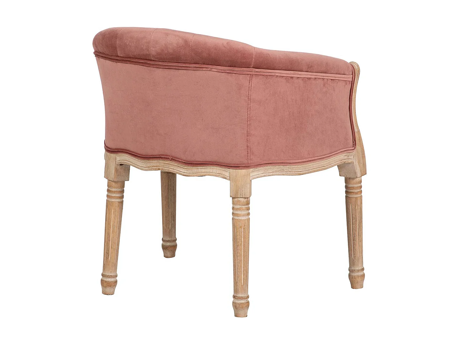 Fauteuil met witbruin rotan kussen 64x72x86 cm