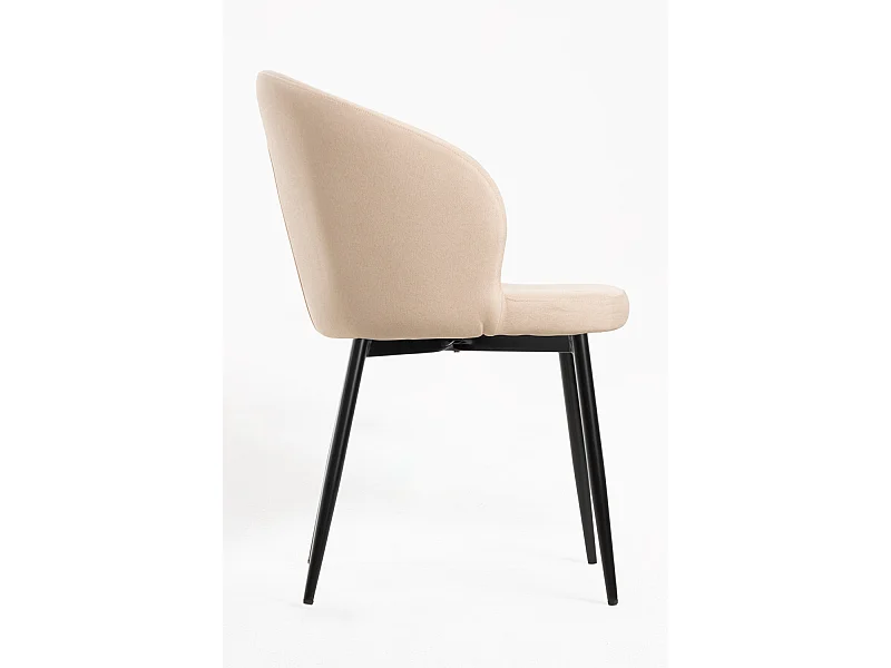 Sillas Comedor - Silla Cusa Tela - Beige