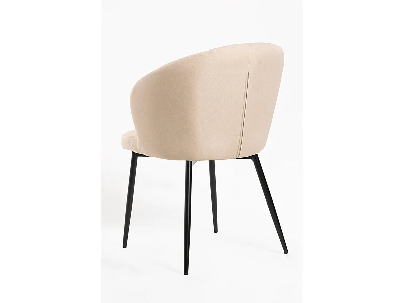 Sillas Comedor - Silla Cusa Tela - Beige