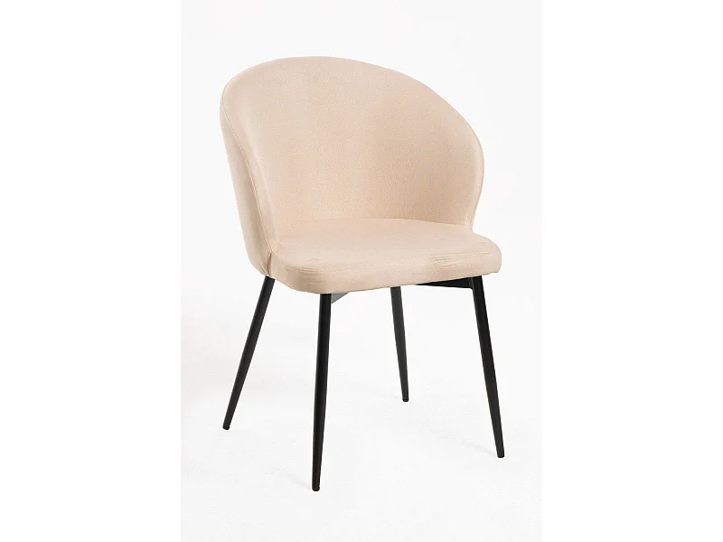 Sillas Comedor - Silla Cusa Tela - Beige