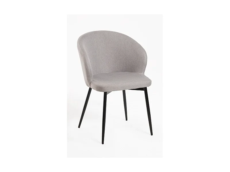 Sillas Comedor - Silla Cusa Tela - Gris