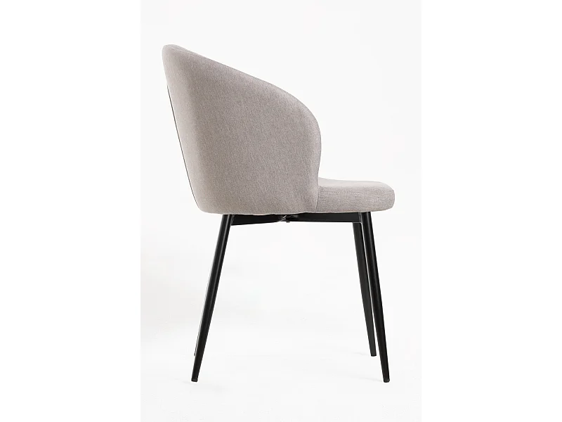 Sillas Comedor - Silla Cusa Tela - Gris