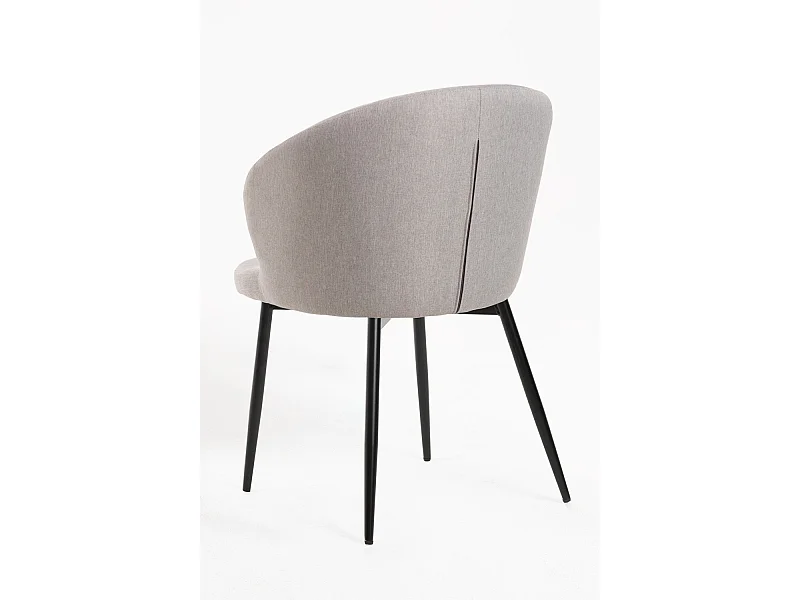 Sillas Comedor - Silla Cusa Tela - Gris