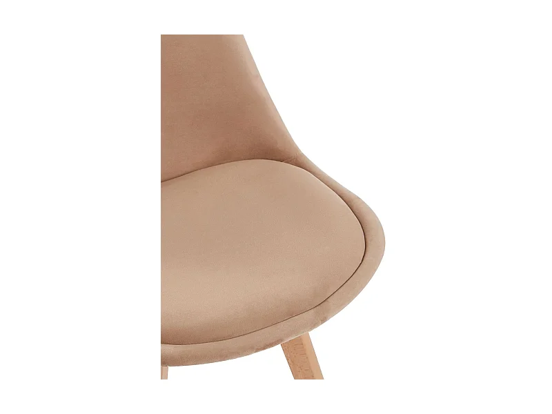 Packs Sillas Comedor - Pack 4 Sillas Synk Terciopelo - Champán