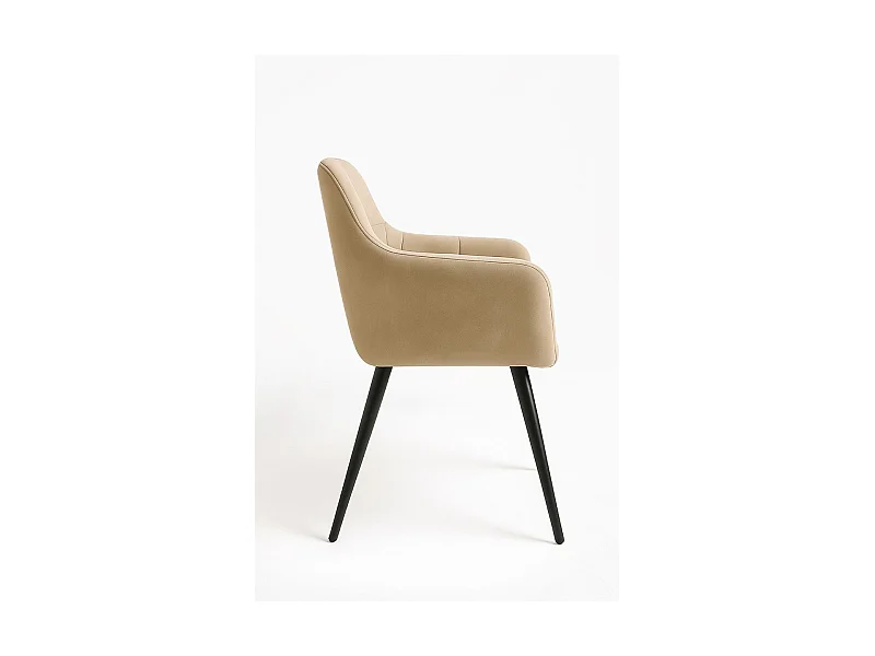 Sillas Comedor - Silla Mirova Terciopelo - Beige