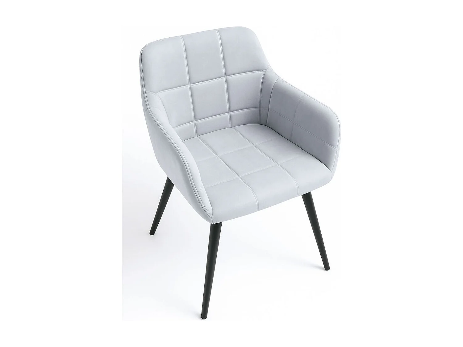 Sillas Comedor - Silla Mirova Terciopelo - Gris claro