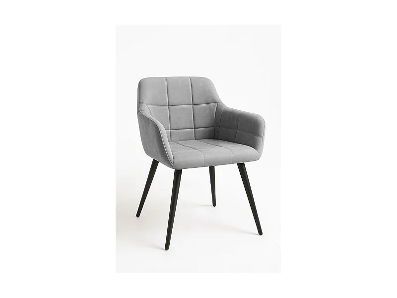 Sillas Comedor - Silla Mirova Terciopelo - Gris oscuro