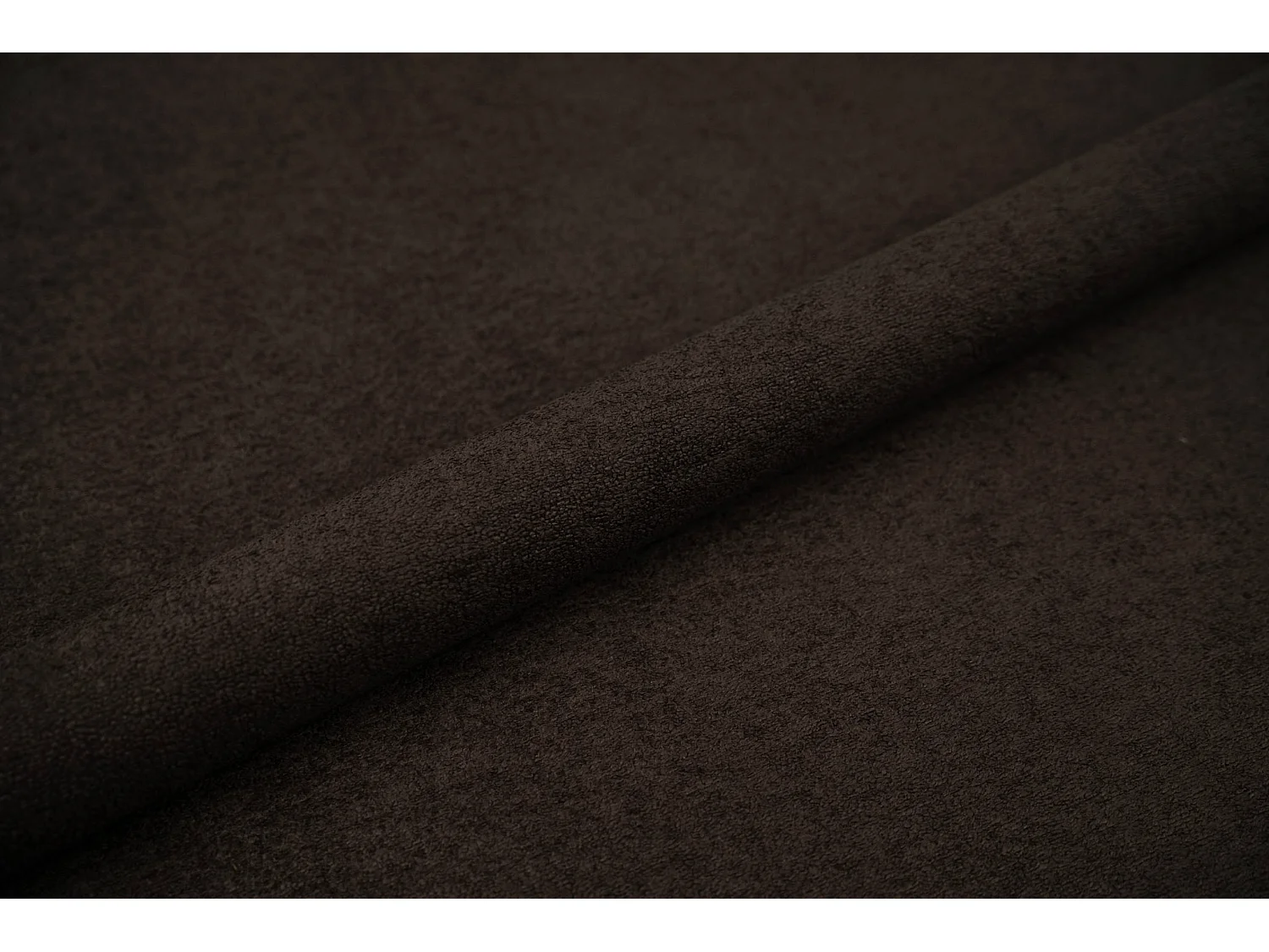 BESILIO Lit tapissé pour chambre à coucher 160x200 Zanzi - cadre métallique, coffre de rangement, bordure décorative, tissu chenille - Marron
