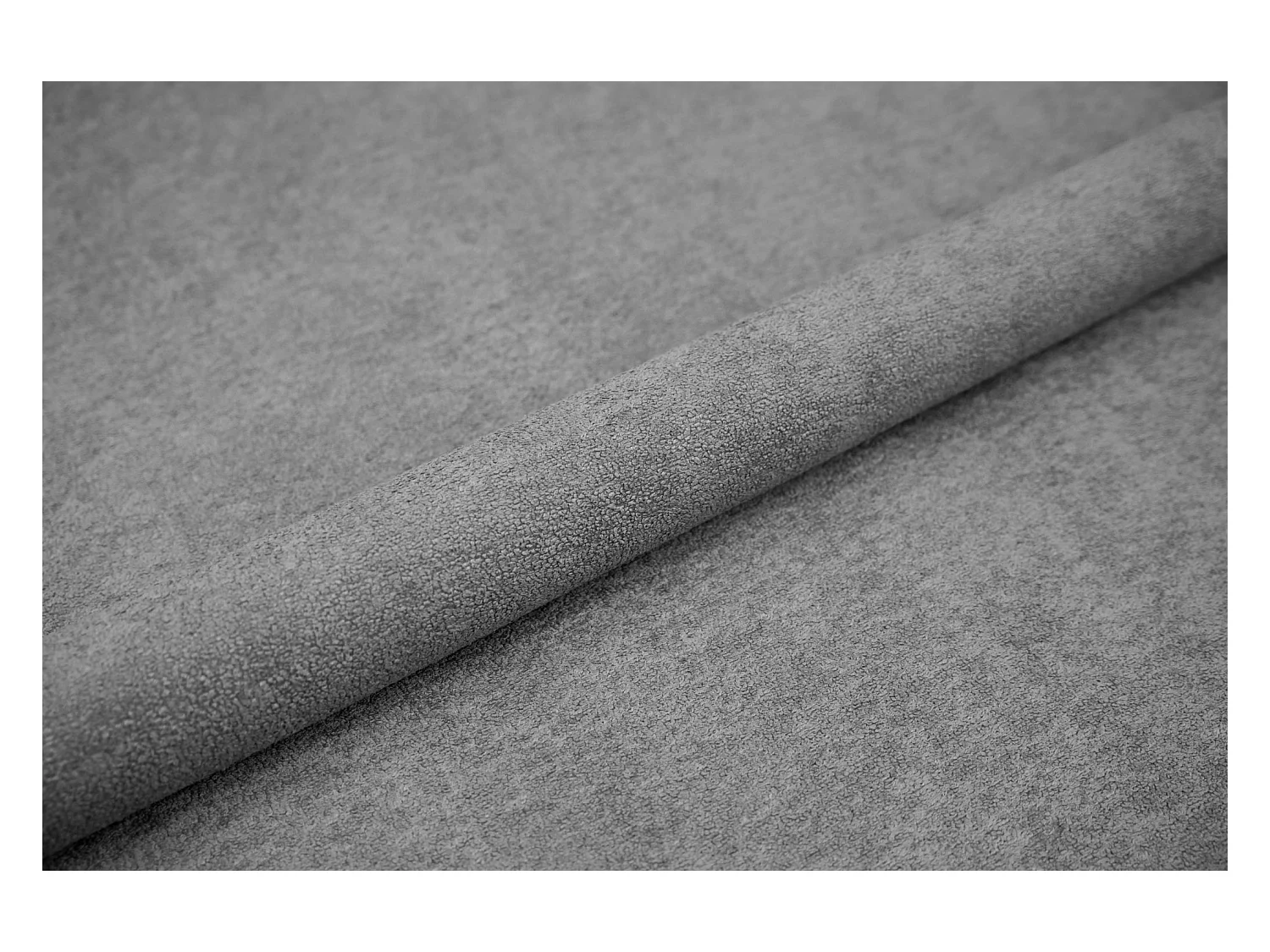 BESILIO Lit tapissé pour chambre à coucher 160x200 Zanzi - cadre métallique, coffre de rangement, bordure décorative, tissu chenille - Gris