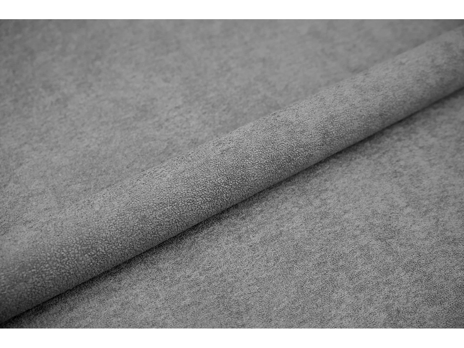 BESILIO Lit tapissé pour chambre à coucher 160x200 Zanzi - cadre métallique, coffre de rangement, bordure décorative, tissu chenille - Gris